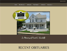 Tablet Screenshot of landolfifuneralhome.com